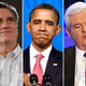 Mitt Romney; Barack Obama; Newt Gingrich (Getty Images)